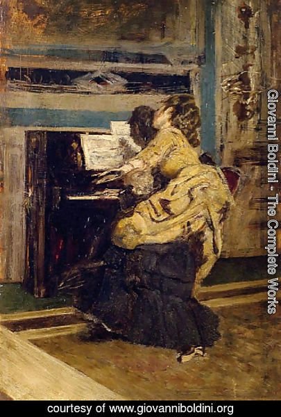 Giovanni Boldini - Gentleman at the piano