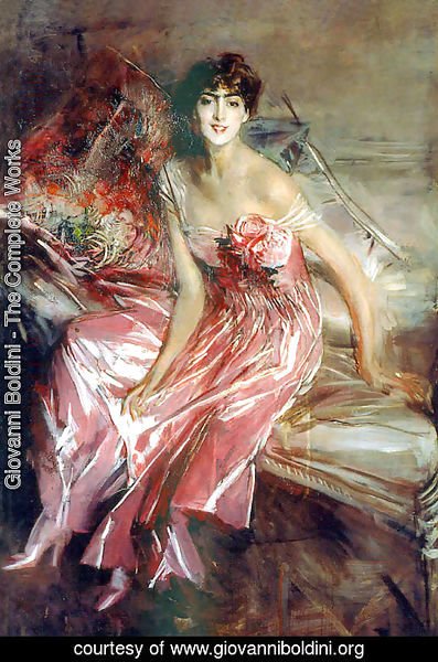 Giovanni Boldini - Lady in Rose