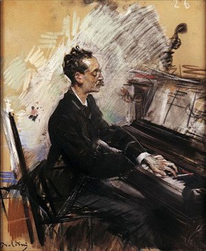 Giovanni Boldini - The Pianist A. Rey Colaco