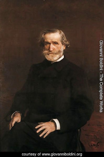 Portrait of Guiseppe Verdi (1813-1901)