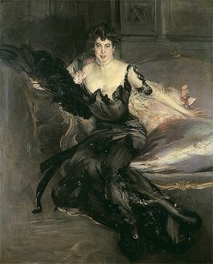 Giovanni Boldini - Portrait of a Lady, Mrs Lionel Phillips