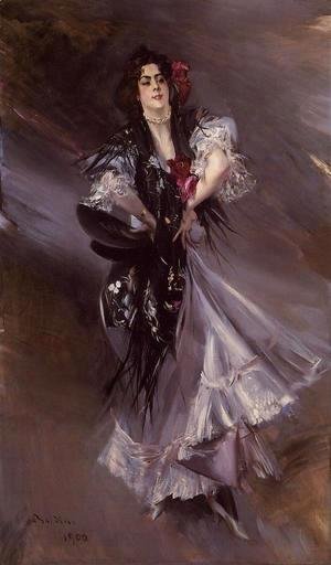 Giovanni Boldini - Portrait Of Anita De La Ferie  The Spanish Dancer