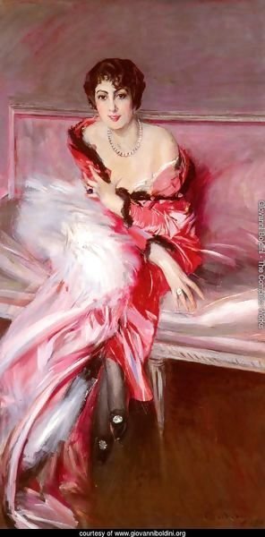 Portrait Of Madame Juillard In Red