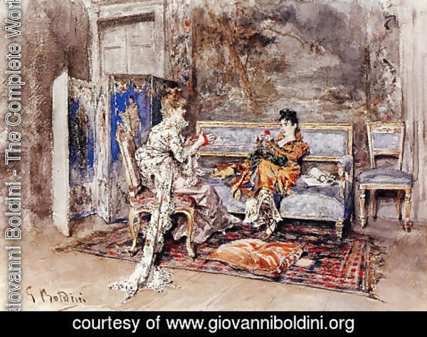 Giovanni Boldini - The Conversation