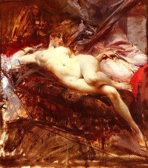 Giovanni Boldini - Reclining Nude III
