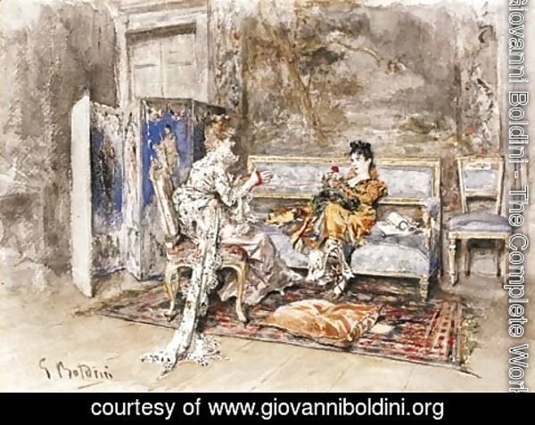 Giovanni Boldini - La Conversazione