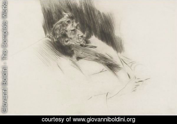 Portrait Of Whistler Asleep