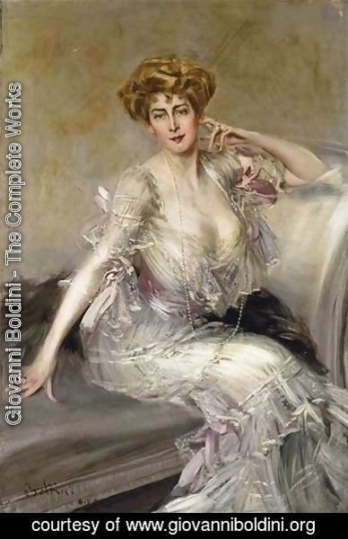 Giovanni Boldini - Portrait of Anna Elisabeth Hansen