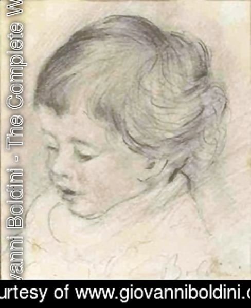 Giovanni Boldini - Portrait of a young child