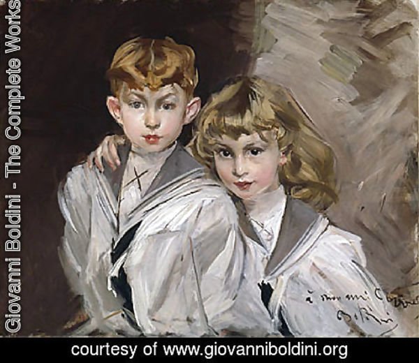 Giovanni Boldini - The two children
