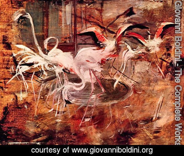 Giovanni Boldini - Pink Palace Ibis in the Vesinet