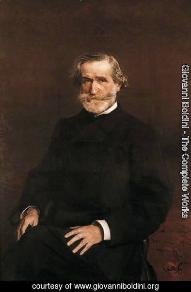 Giovanni Boldini - Portrait of Guiseppe Verdi (1813-1901)