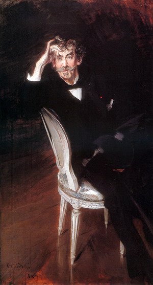 Giovanni Boldini - Portrait of James Abbott McNeil Whistler (1834-1903)