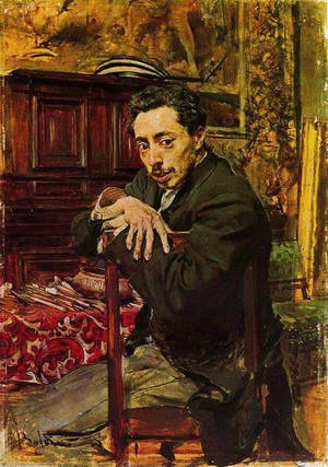 Giovanni Boldini - Portrait of the Painter Joaquin Araujo Ruano