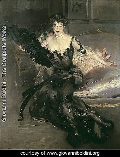 Giovanni Boldini - Portrait of a Lady, Mrs Lionel Phillips
