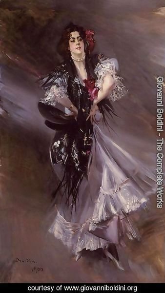 Giovanni Boldini - Portrait Of Anita De La Ferie  The Spanish Dancer